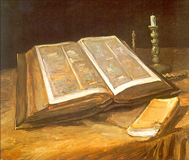 Ван Гог. Натюрморт с библией